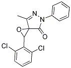 2-(2,6-DICHLOROPHENYL)-7-METHYL-5-PHENYL-1-OXA-5,6-DIAZASPIRO[2.4]HEPT-6-EN-4-ONE Struktur