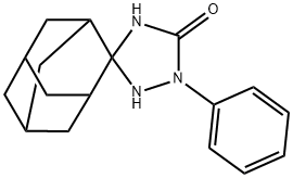 (SPIRO[5,5-ADAMANTYL])-2-PHENYL-1,2,4-TRIAZOLAN-3-ONE Struktur