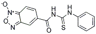 5-([(ANILINOCARBOTHIOYL)AMINO]CARBONYL)-2,1,3-BENZOXADIAZOL-1-IUM-1-OLATE Struktur