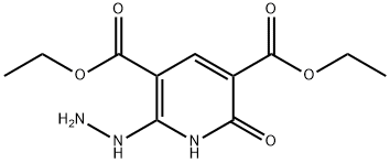 DIETHYL 6-HYDRAZINO-2-OXO-1,2-DIHYDRO-3,5-PYRIDINEDICARBOXYLATE Struktur