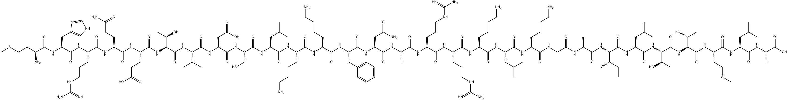 CALMODULIN-DEPENDENT PROTEIN KINASE II (281-309) Struktur