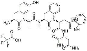 H-TYR-D-ALA-PHE-TRP-ASN-NH2 TFA Struktur