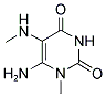 6-AMINO-1-METHYL-5-(METHYLAMINO)URACIL Struktur