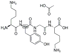 H-LYS-TYR-GLY-LYS-OH ACETATE SALT Struktur