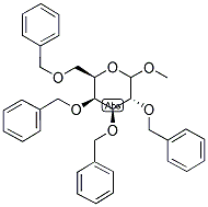 METHYL-2,3,4,6-TETRA-O-BENZYL-D-GALACTOPYRANOSIDE Struktur