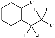 1-BROMO-2-(2-BROMO-1-CHLOROTRIFLUOROETHYL)CYCLOHEXANE Struktur