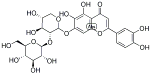 6-HYDROXYLUTEOLIN-7-O-SAMBUBIOSIDE Struktur