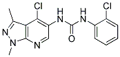 N-(4-CHLORO-1,3-DIMETHYL-1H-PYRAZOLO[3,4-B]PYRIDIN-5-YL)-N'-(2-CHLOROPHENYL)UREA Struktur