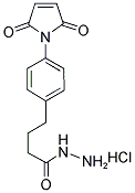 4-(4-N-MALEIMIDOPHENYL)BUTYRIC ACID HYDRAZIDE HYDROCHLORIDE Struktur