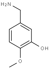 3-HYDROXY-4-METHOXYBENZYLAMINE Struktur