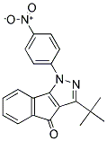 3-(TERT-BUTYL)-1-(4-NITROPHENYL)INDENO[2,3-D]PYRAZOL-4-ONE Struktur