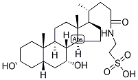 5-BETA-CHOLANIC ACID-3-ALPHA, 7-ALPHA-DIOL N-(2-SULPHOETHYL)-AMIDE Struktur