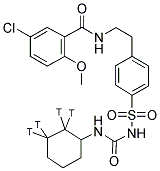 GLIBENCLAMIDE, [CYCLOHEXYL-2,3-3H(N)]- Struktur