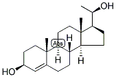 4-PREGNEN-3-BETA, 20-BETA-DIOL Struktur