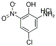 2-AMINO-4-CHLORO-6-NITROPHENOL HYDROCHLORIDE Struktur