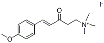 [5-(4-METHOXYPHENYL)-3-OXOPENT-4-ENYL](TRIMETHYL)AMMONIUM IODIDE Struktur