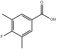 4-FLUORO-3,5-DIMETHYLBENZOIC ACID Struktur