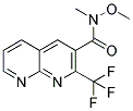 N-METHOXY-N-METHYL-2-(TRIFLUOROMETHYL)-1,8-NAPHTHYRIDINE-3-CARBOXAMIDE