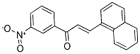 3-(1-NAPHTHYL)-1-(3-NITROPHENYL)PROP-2-EN-1-ONE Struktur