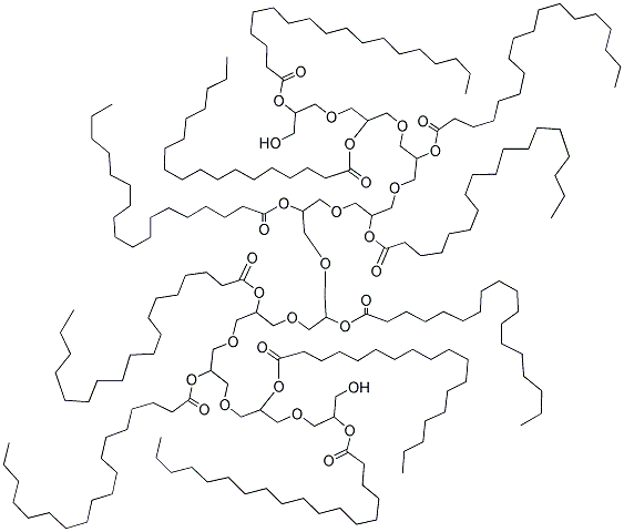 DECAGLYCEROL DECASTEARATE Struktur