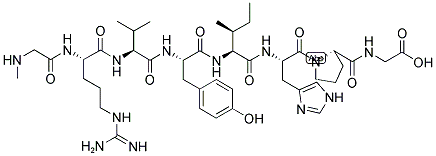 (SAR1,GLY8)-ANGIOTENSIN II Struktur