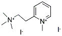 1-METHYL-2-[2-(1,1,1-TRIMETHYLAMMONIO)ETHYL]PYRIDINIUM DIIODIDE Struktur