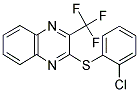 2-CHLOROPHENYL 3-(TRIFLUOROMETHYL)-2-QUINOXALINYL SULFIDE Struktur