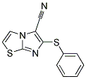 6-(PHENYLSULFANYL)IMIDAZO[2,1-B][1,3]THIAZOLE-5-CARBONITRILE Struktur