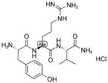 H-TYR-ARG-VAL-NH2 HCL Struktur