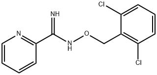 N'-[(2,6-DICHLOROBENZYL)OXY]-2-PYRIDINECARBOXIMIDAMIDE Struktur