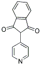 2-(4-PYRIDYL)INDANE-1,3-DIONE Struktur