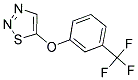 1,2,3-THIADIAZOL-5-YL 3-(TRIFLUOROMETHYL)PHENYL ETHER Struktur