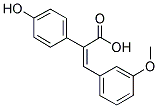 ALPHA-CARBOXY-4-HYDROXY-3'-METHOXYSTILBENE Struktur