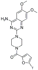 PRAZOSIN, [FUROYL-5-3H]- Struktur