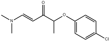 4-(4-CHLOROPHENOXY)-1-(DIMETHYLAMINO)-1-PENTEN-3-ONE Struktur