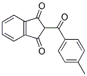 2-((4-METHYLPHENYL)CARBONYL)INDANE-1,3-DIONE Struktur