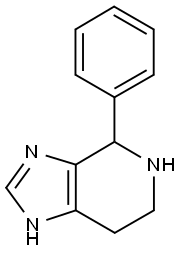 4-PHENYL-4,5,6,7-TETRAHYDRO-1H-IMIDAZO[4,5-C]PYRIDINE Struktur