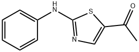 1-(2-ANILINO-1,3-THIAZOL-5-YL)-1-ETHANONE Struktur