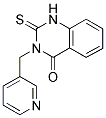 3-(3-PYRIDYLMETHYL)-2-THIOXO-1,3-DIHYDROQUINAZOLIN-4-ONE Struktur