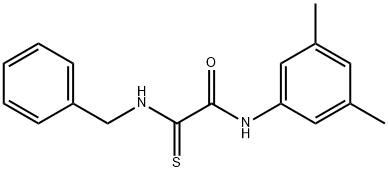 2-(BENZYLAMINO)-N-(3,5-DIMETHYLPHENYL)-2-THIOXOACETAMIDE Struktur