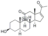 16,(5-ALPHA)-PREGNEN-3-BETA-OL-11,20-DIONE Struktur