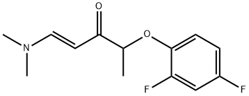 4-(2,4-DIFLUOROPHENOXY)-1-(DIMETHYLAMINO)-1-PENTEN-3-ONE Struktur