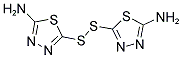 5-[(5-AMINO-1,3,4-THIADIAZOL-2-YL)DITHIO]-1,3,4-THIADIAZOL-2-AMINE Struktur