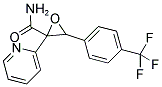 2-(2-PYRIDYL)-3-[4-(TRIFLUOROMETHYL)PHENYL]OXIRANE-2-CARBOXAMIDE Struktur