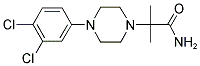 2-[4-(3,4-DICHLOROPHENYL)PIPERAZINO]-2-METHYLPROPANAMIDE Struktur