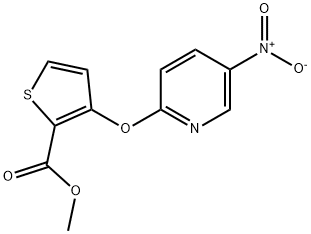 METHYL 3-[(5-NITRO-2-PYRIDINYL)OXY]-2-THIOPHENECARBOXYLATE Struktur