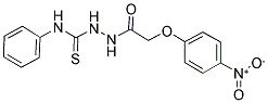 1-(2-(4-NITROPHENOXY)ACETYL)-4-PHENYLTHIOSEMICARBAZIDE Struktur