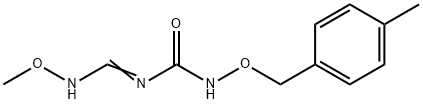 N-[(METHOXYIMINO)METHYL]-N-[(4-METHYLBENZYL)OXY]UREA Struktur