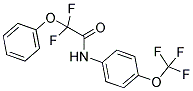 2,2-DIFLUORO-2-PHENOXY-N-[4-(TRIFLUOROMETHOXY)PHENYL]ACETAMIDE Struktur