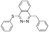 1-BENZYL-4-(PHENYLSULFANYL)PHTHALAZINE Struktur